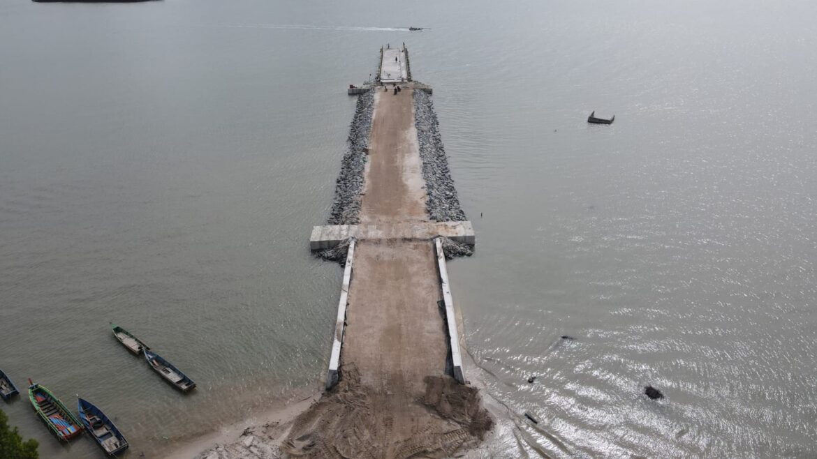 Pembangunan Pelabuhan Bakit Tahap I Rampung Akan Di Lanjut Tahap II.