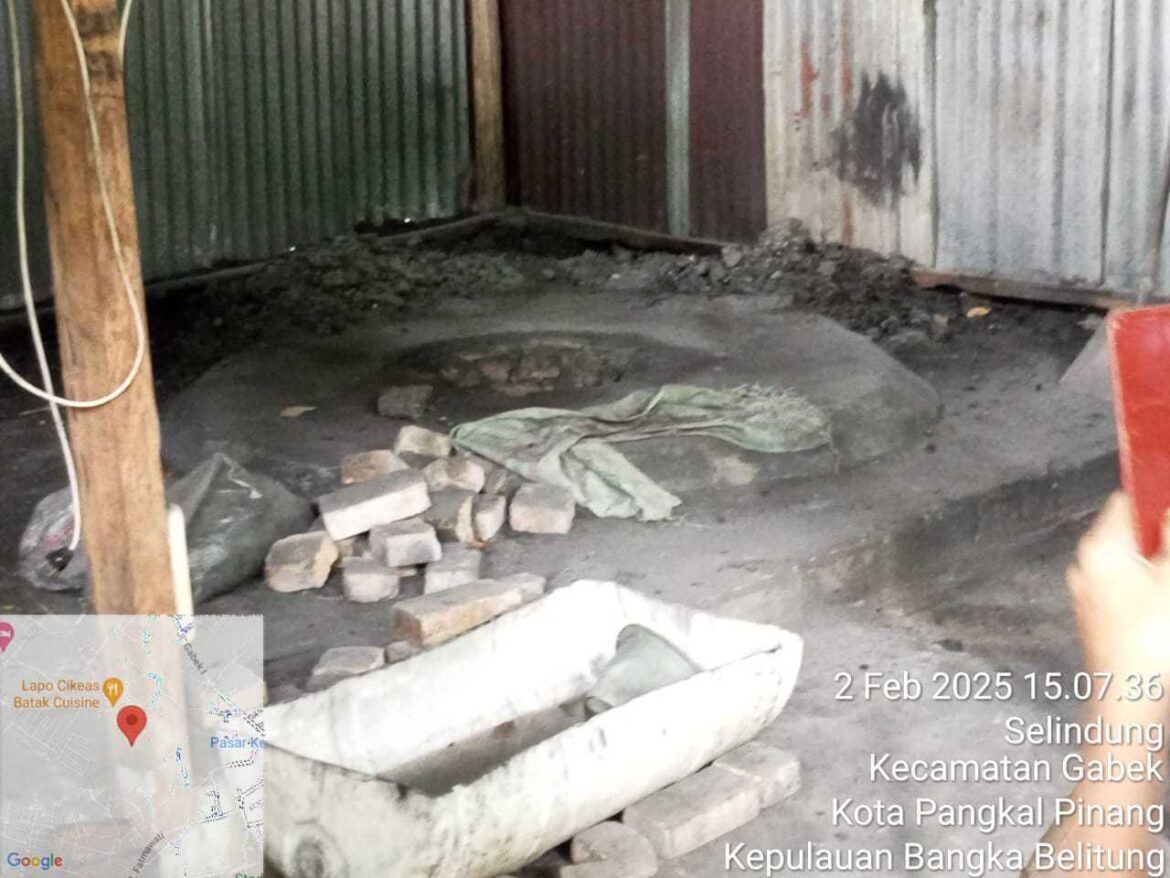Team 9 jejak kasus Babel, Temukan Tempat Peleburan Timah Balok Ilegal di Area perkebunan kota Pangkalpinang. 
